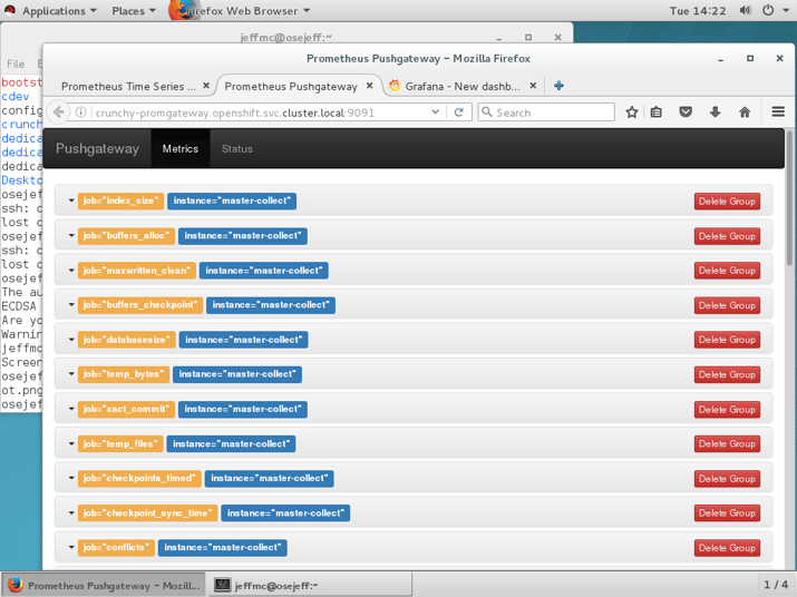 Grafana postgresql configuration